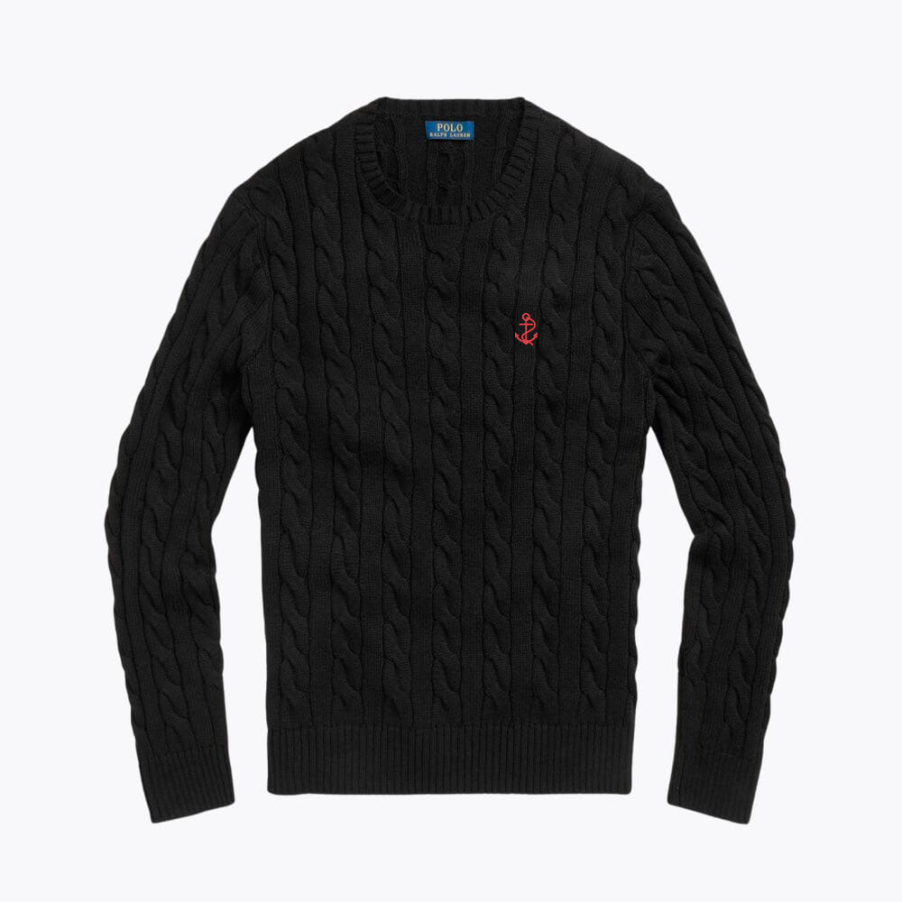 Cable-Knit Cotton Jumper