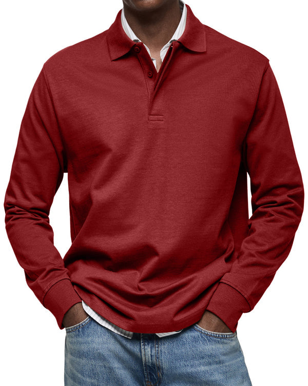 Alexandre™ | Casual Long Sleeve Polo Shirt