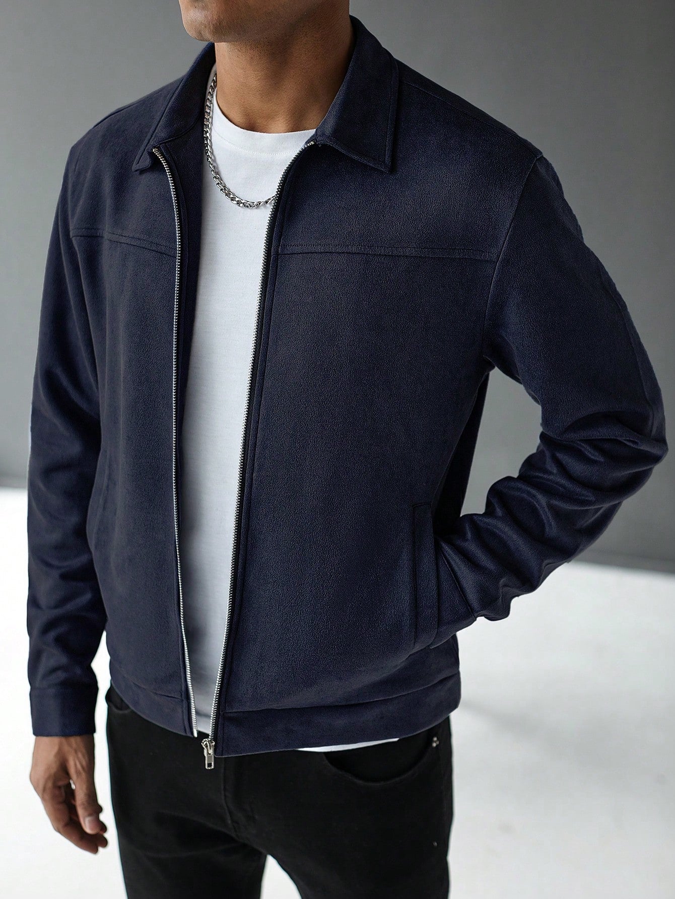 Old Money Casual Solid Color Jacket