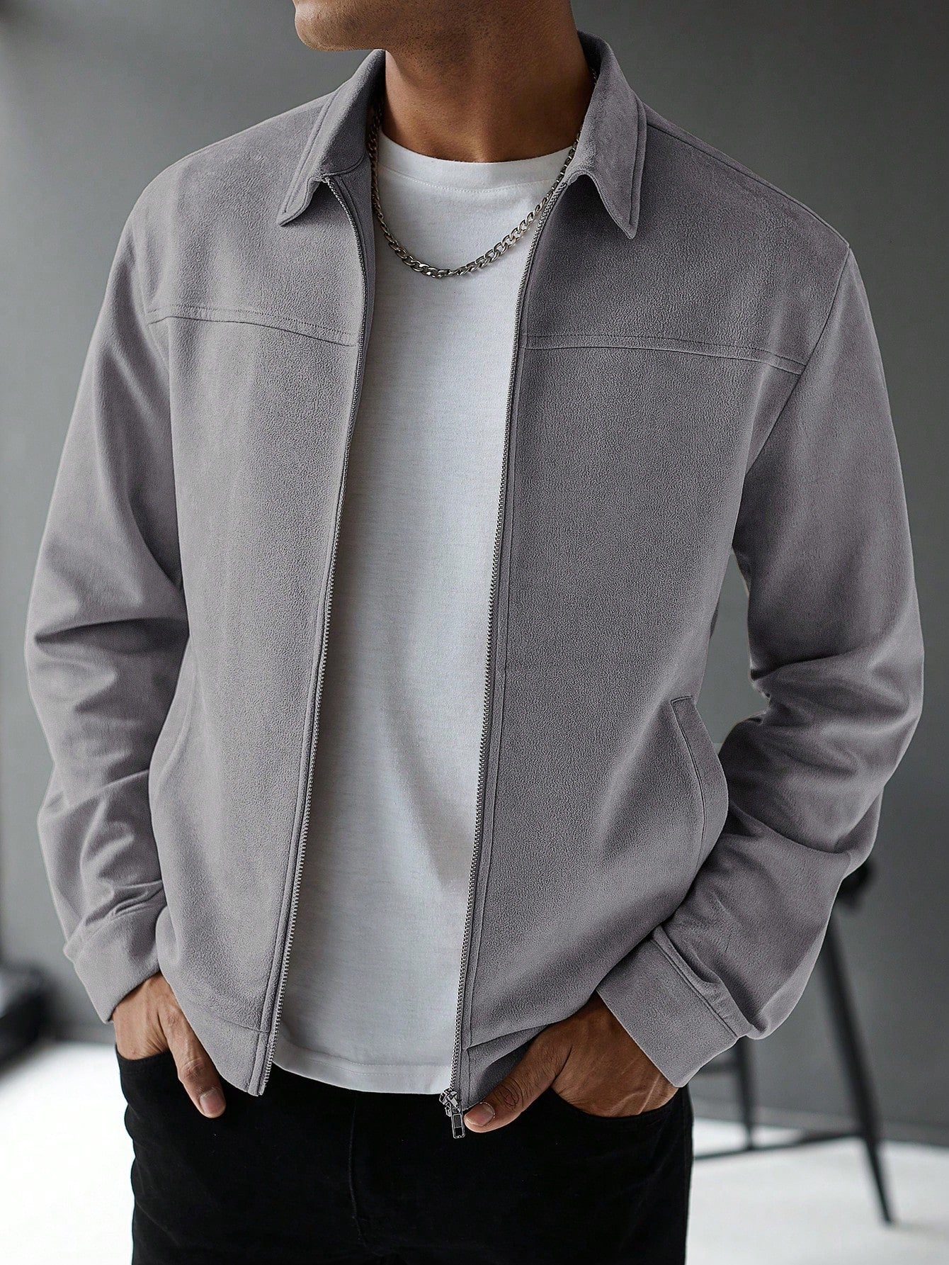 Old Money Casual Solid Color Jacket