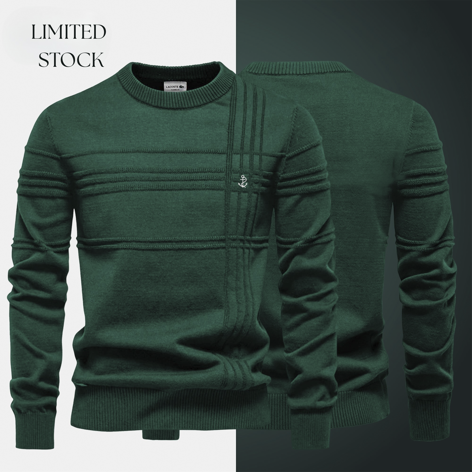 Modern Crew Neck Knit
