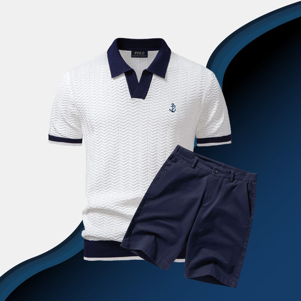 Old Money Polo Shirt + Shorts Set