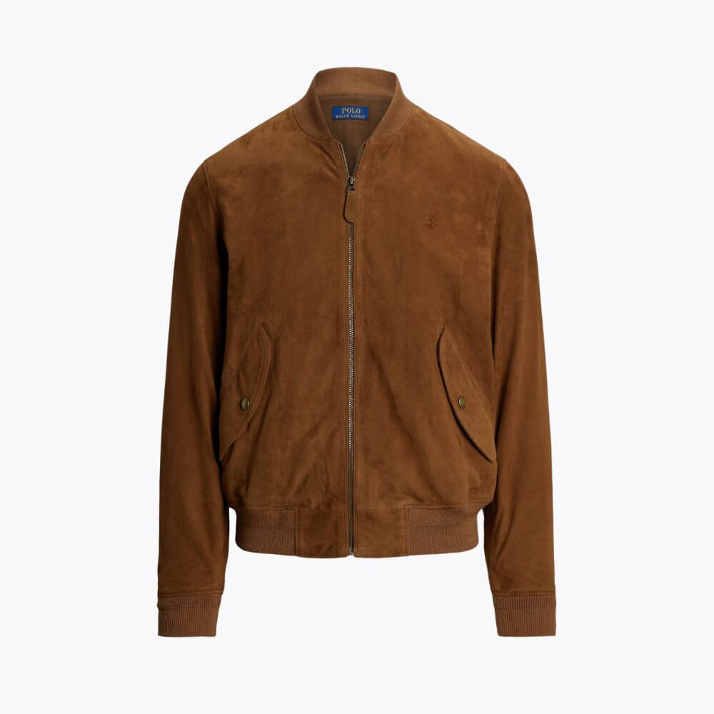 Suede Bomber Jacket