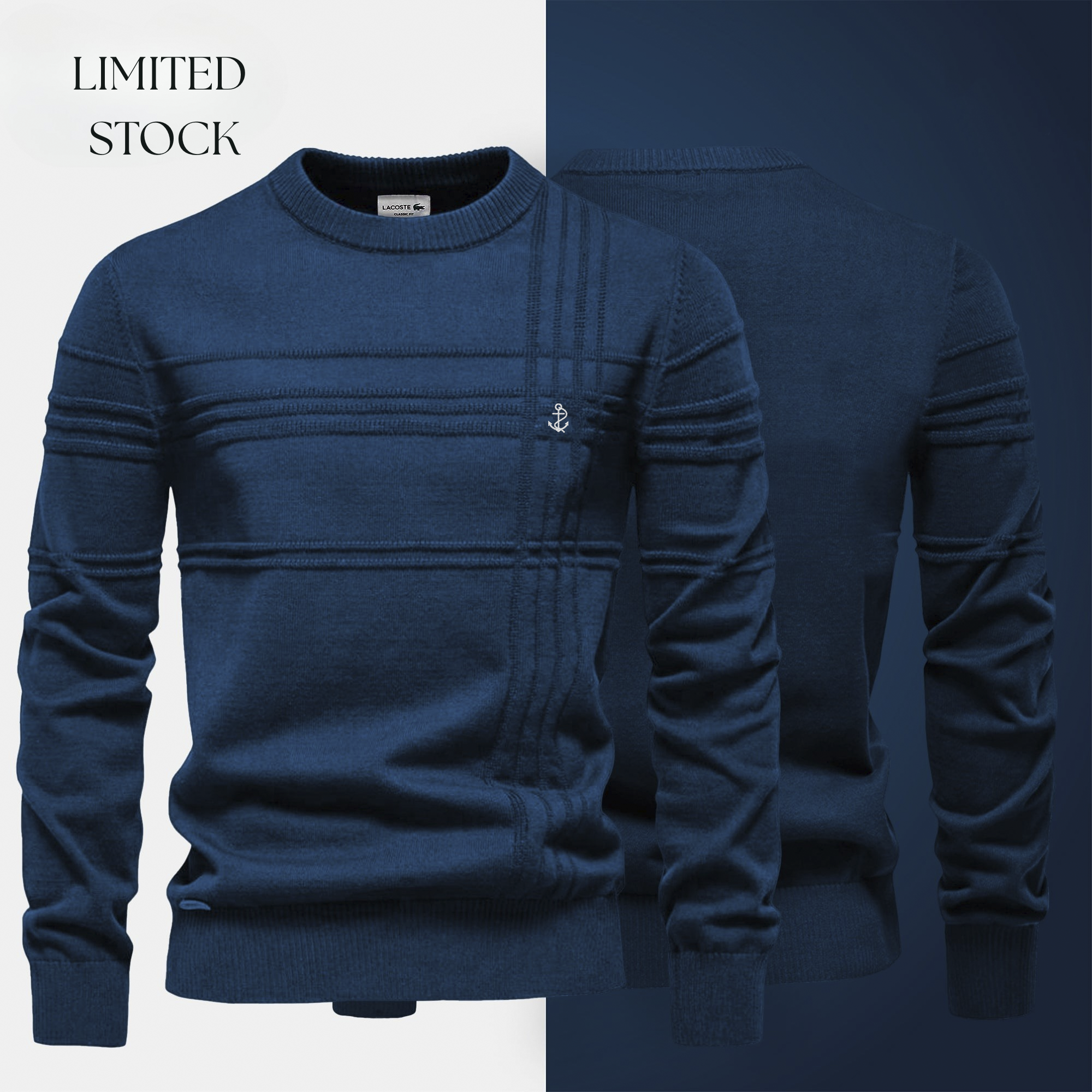Modern Crew Neck Knit