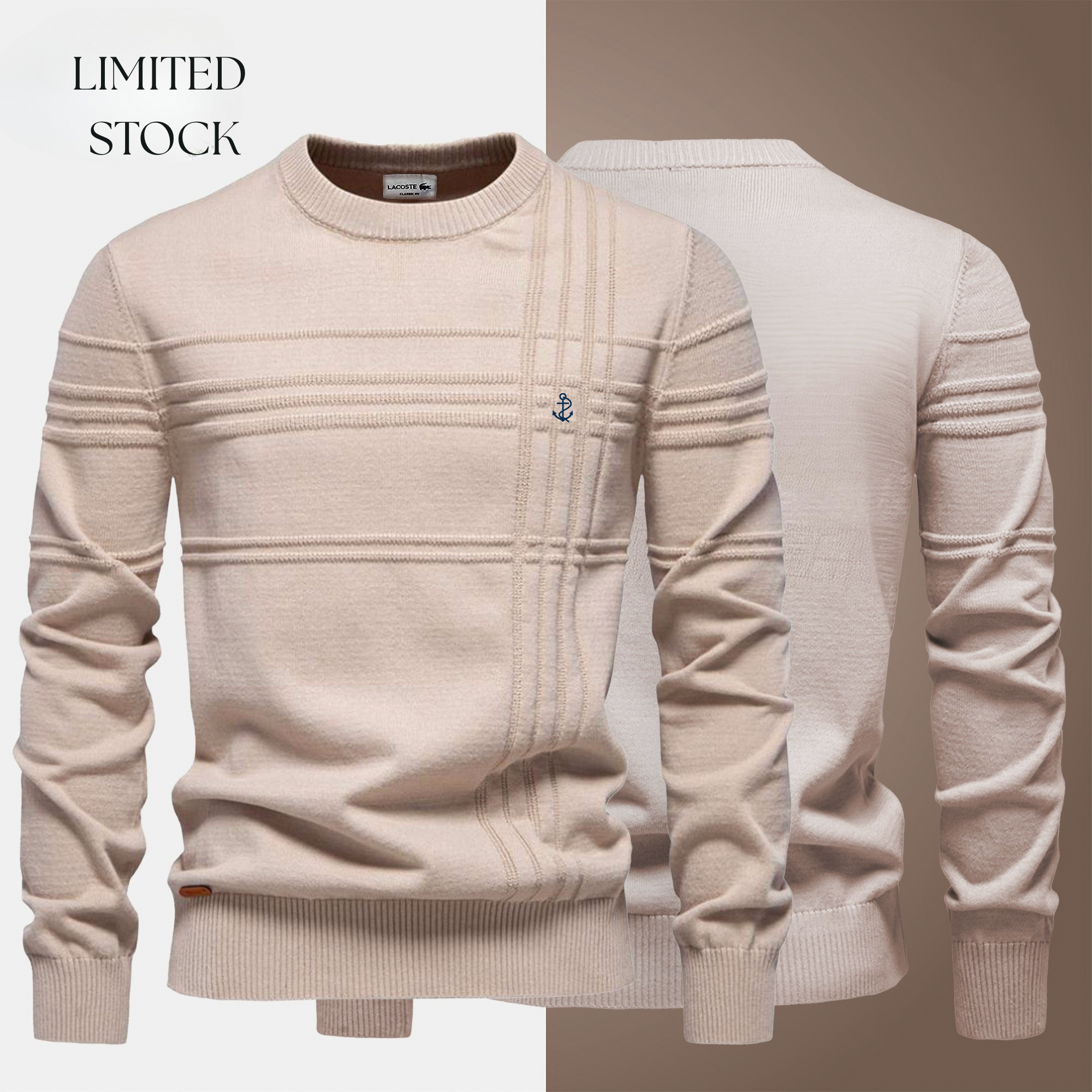 Modern Crew Neck Knit