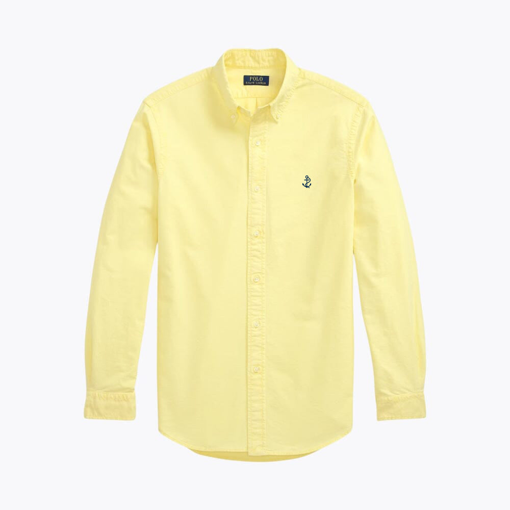 Slim Fit Garment-Dyed Oxford Shirt