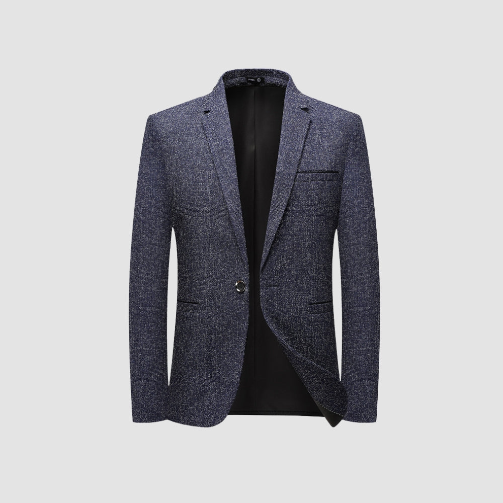 Old Money Italian Style Slim Fit Single-Breasted Suit Jacket