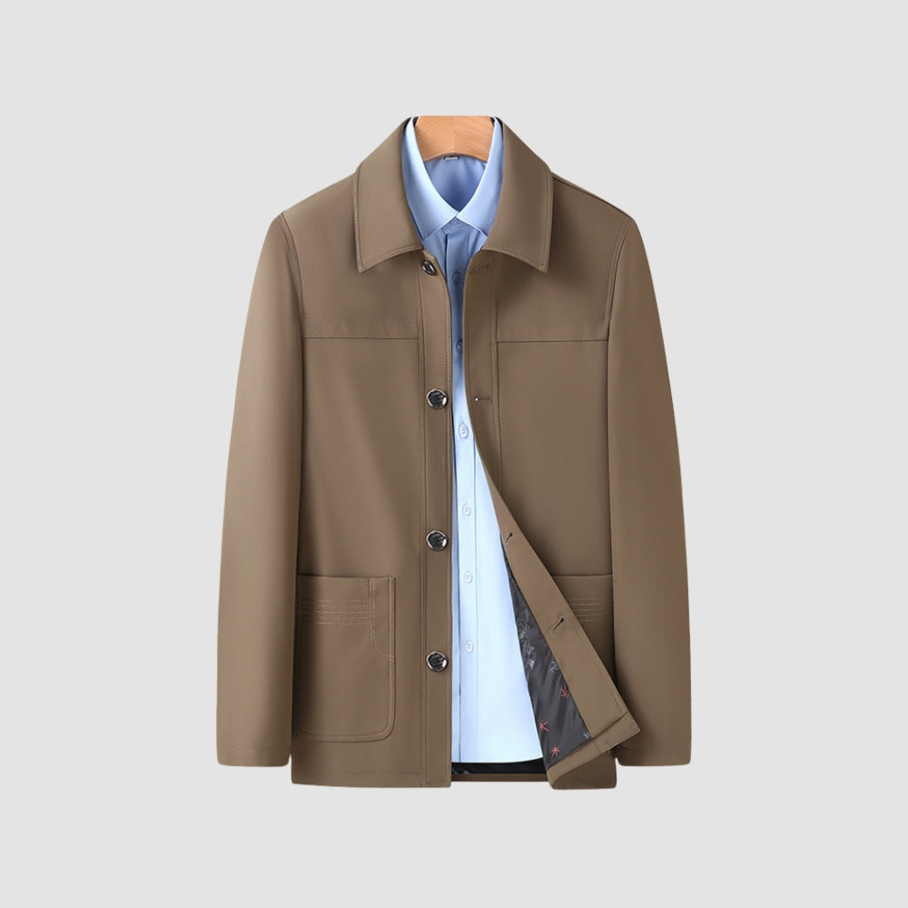 Old Money Lapel Collar Short Coat