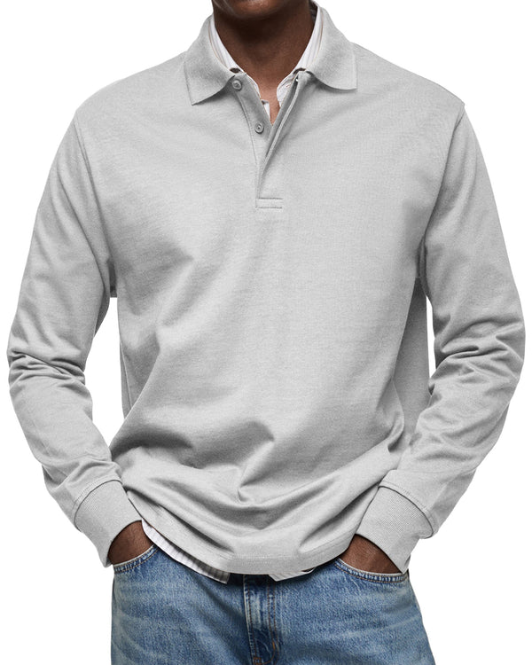 Alexandre™ | Casual Long Sleeve Polo Shirt