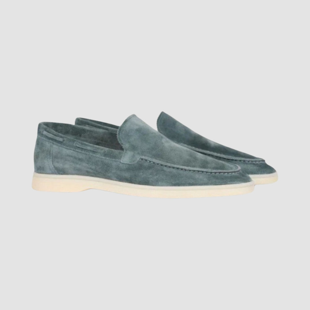 Old Money Old Money Frosted Suede Pedal Loafers