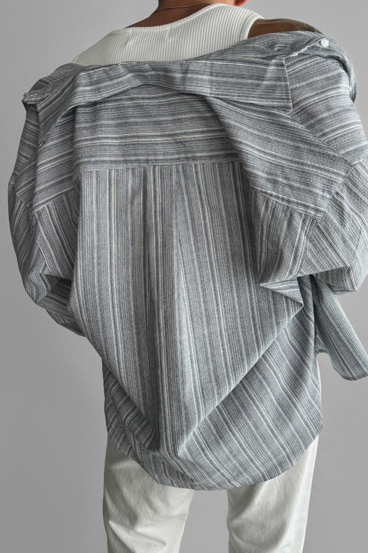 Old Money Striped Non-Iron Sun Protection Shirt